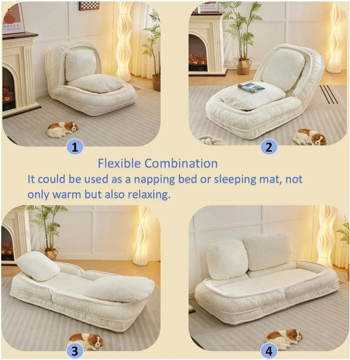 Foldable Human Dog Bed
