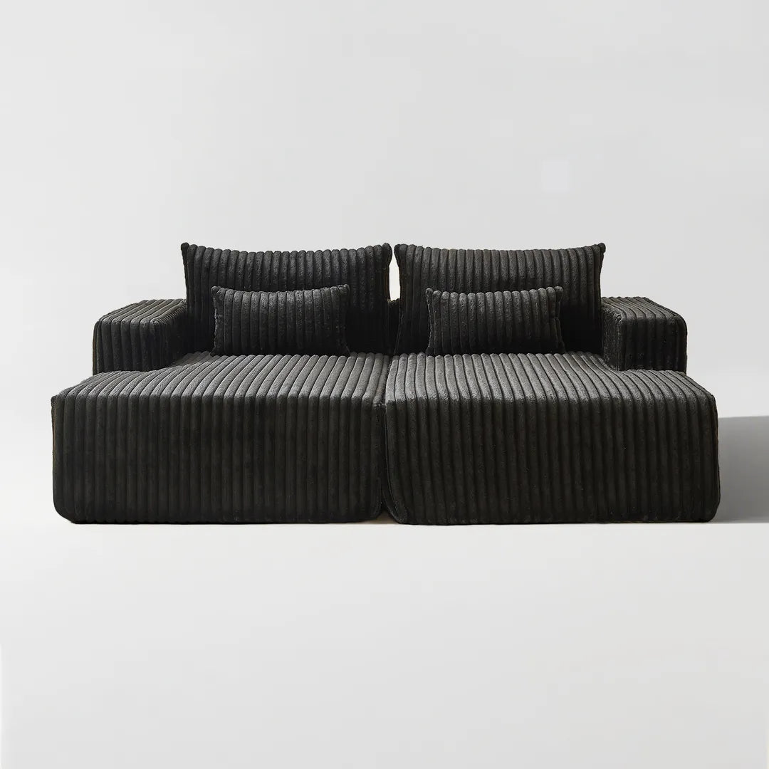 87" Boneless Sofa, Sleeper Couch