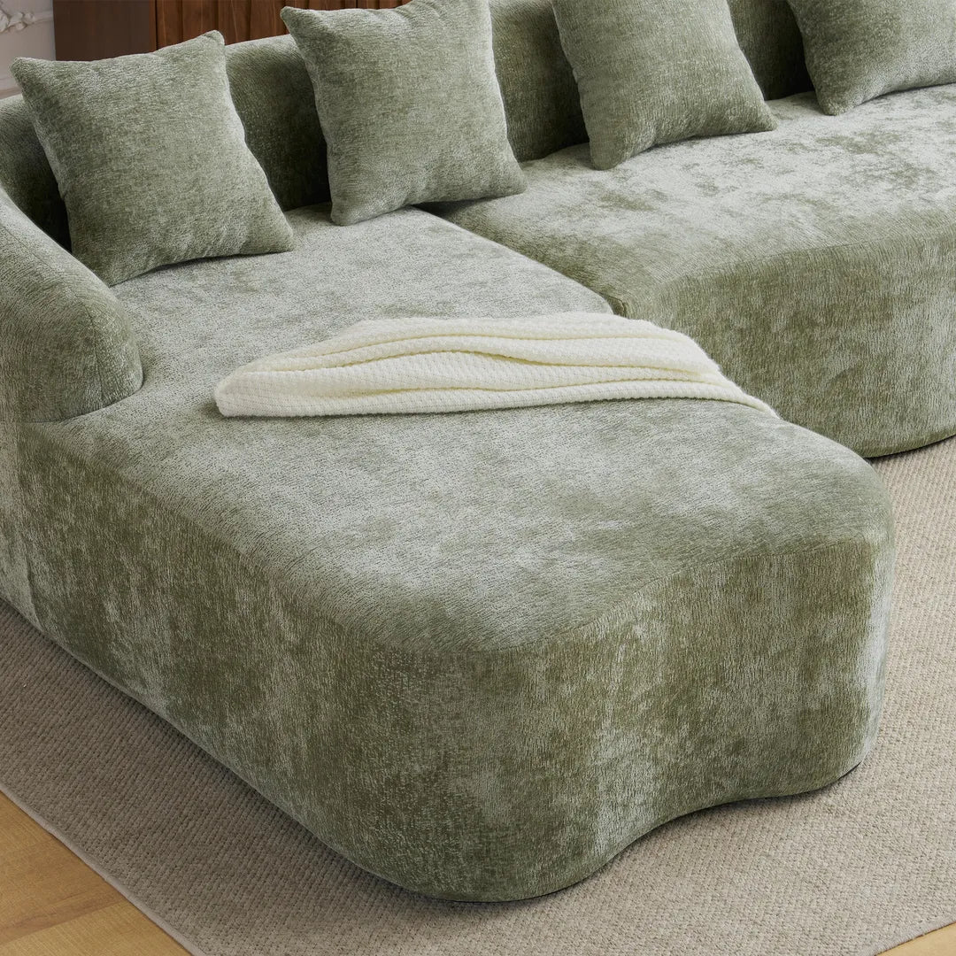 4 Seater Compression Couch Chenille