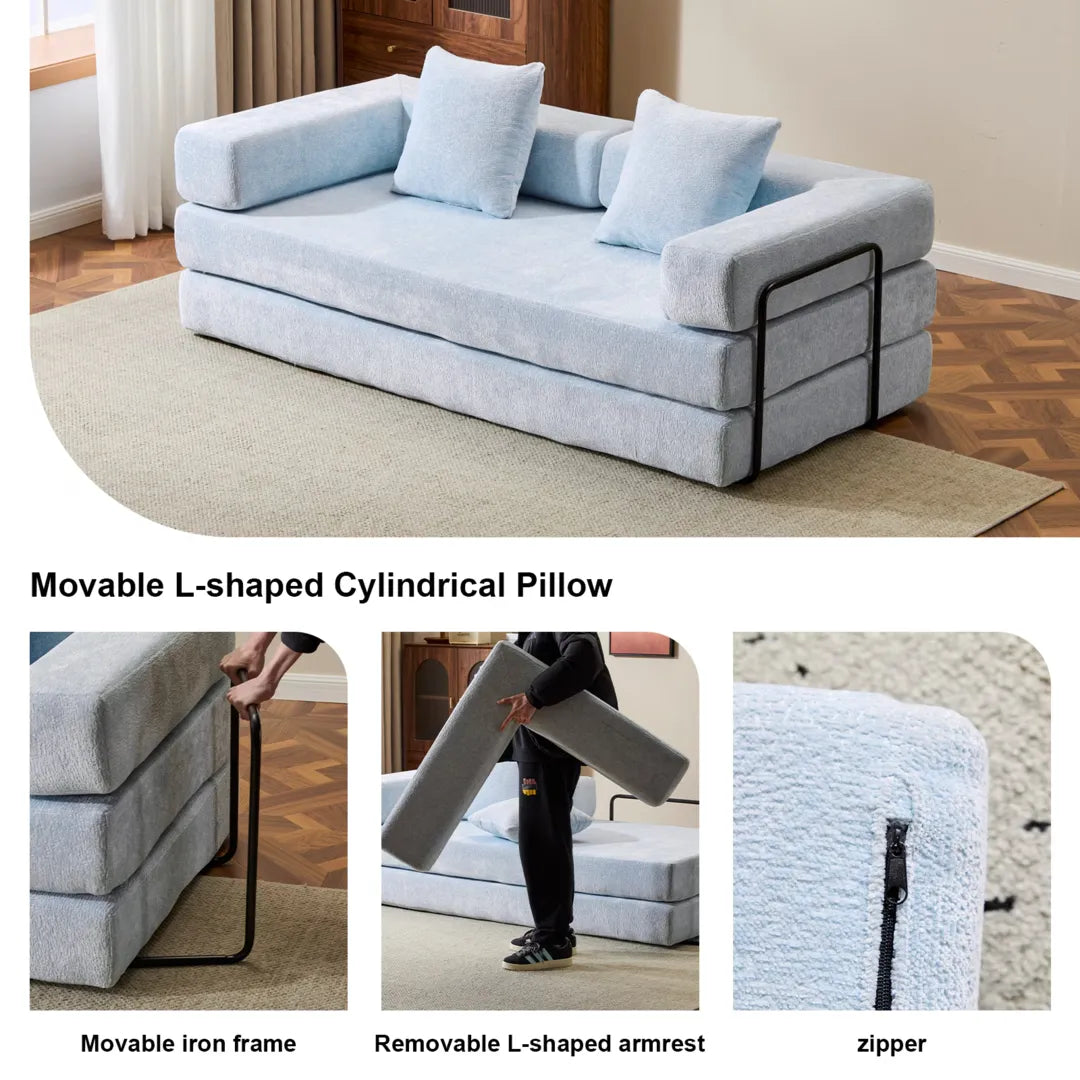 light blue(chenille)