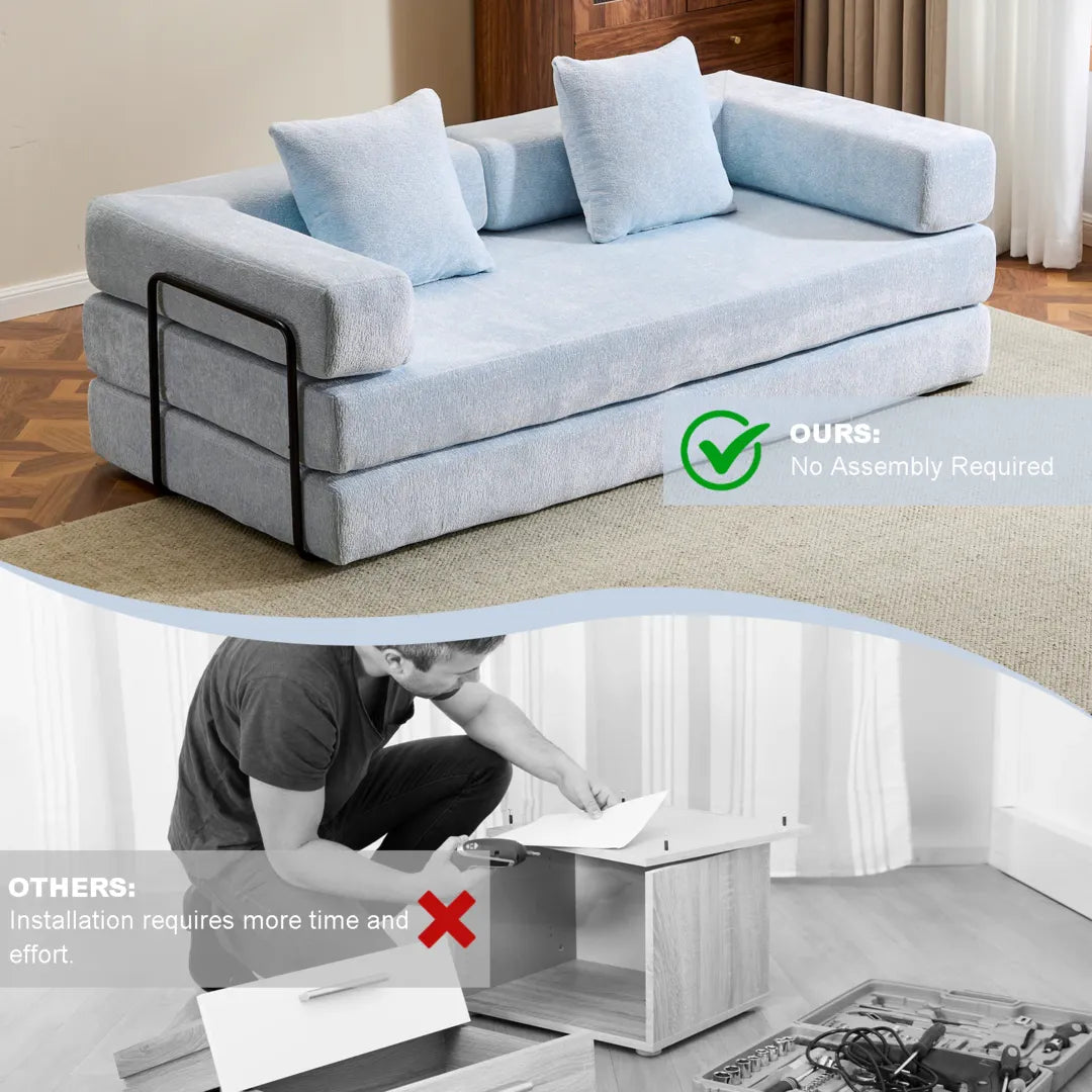 light blue(chenille)