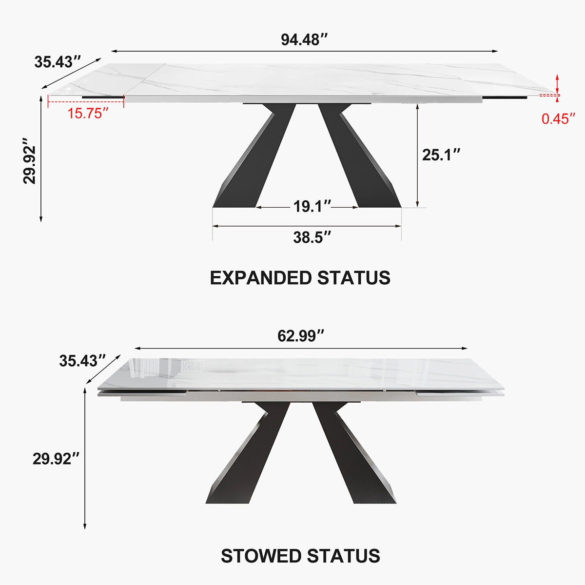 Extendable Dining Table