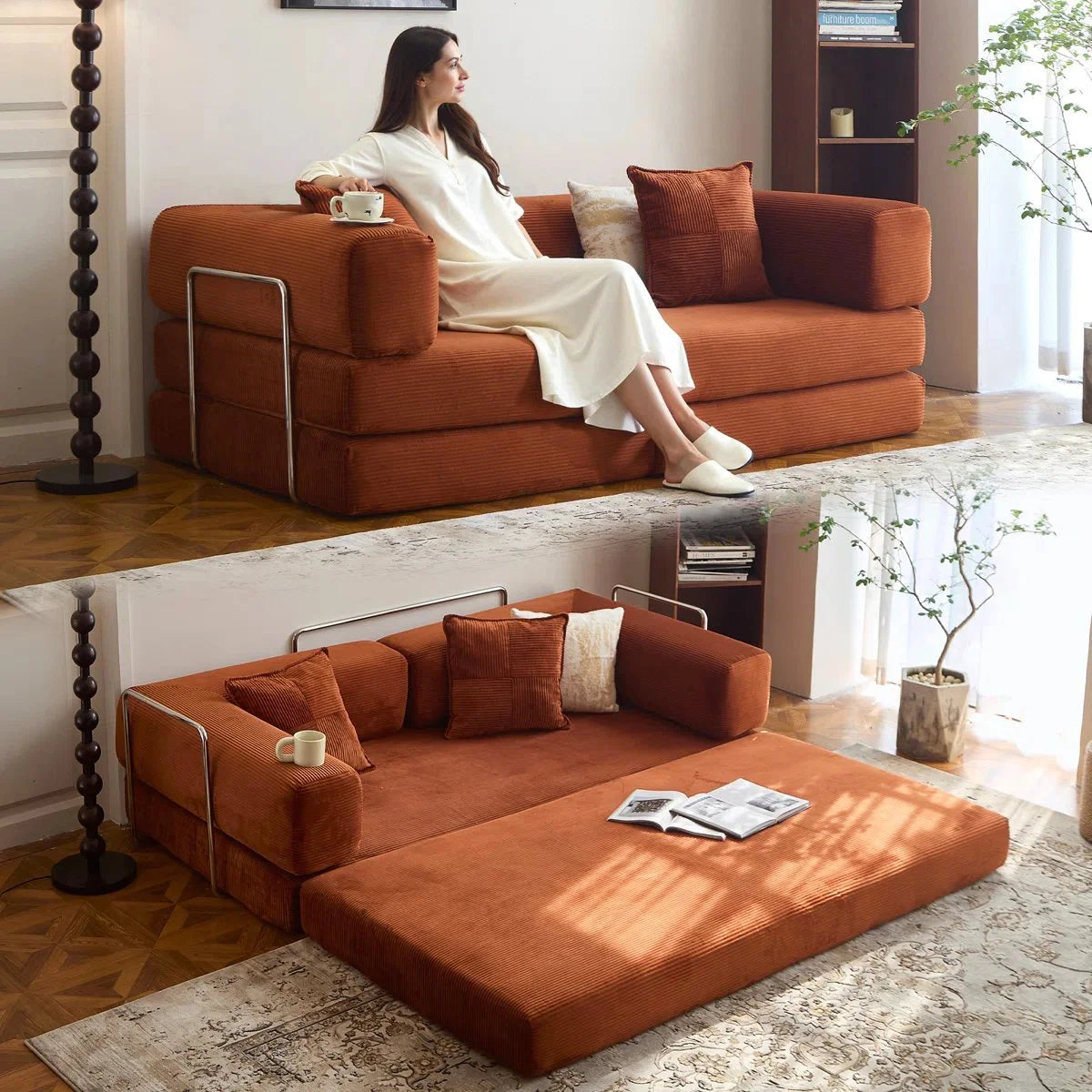 Orange:Side Pockets