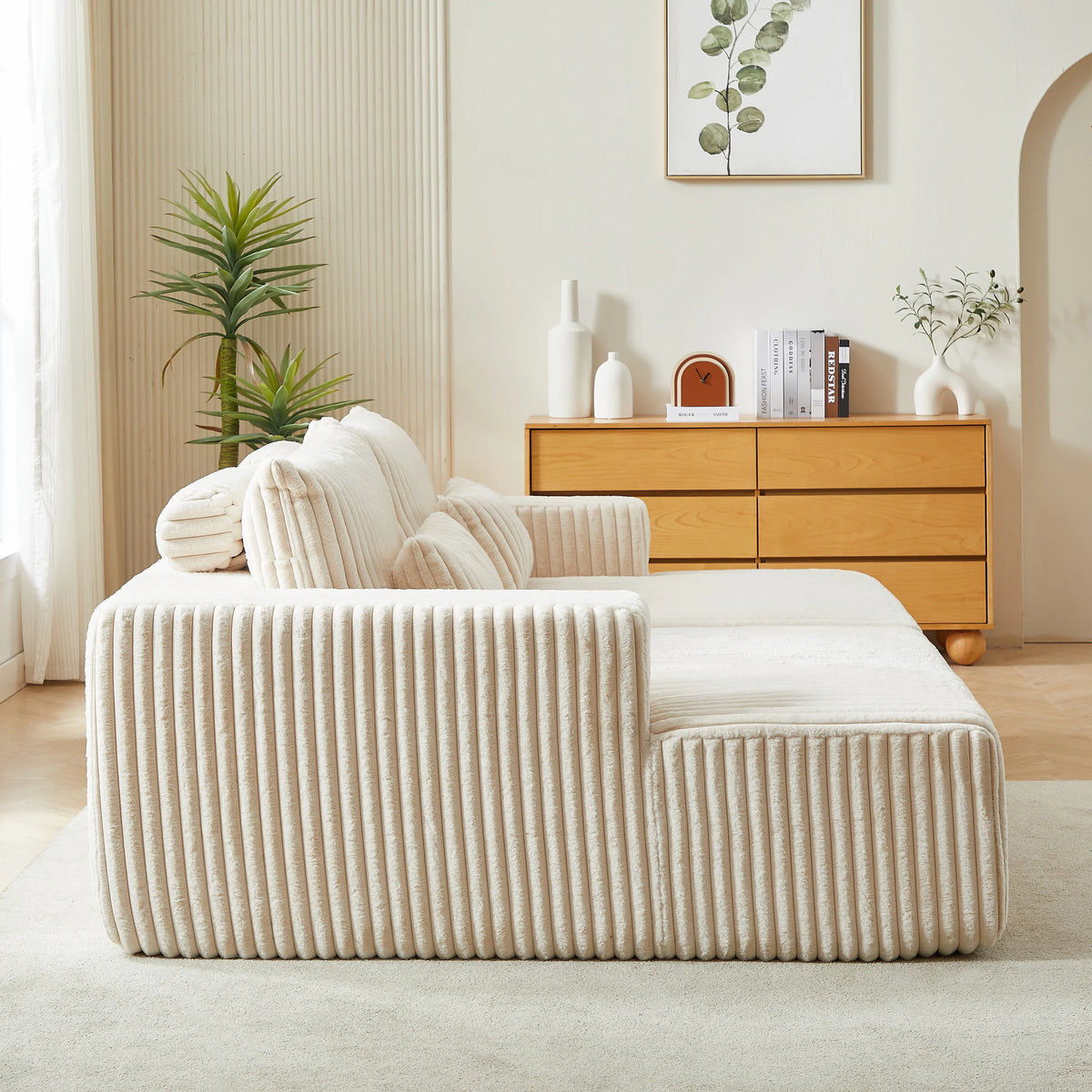 87" Boneless Sofa, Sleeper Couch