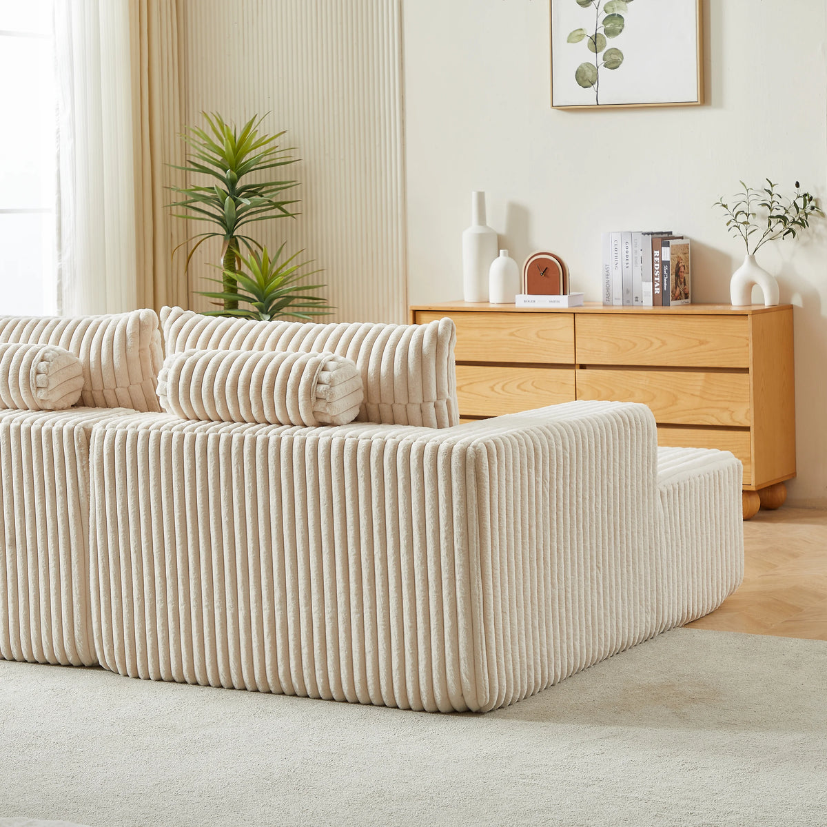 87" Boneless Sofa, Sleeper Couch