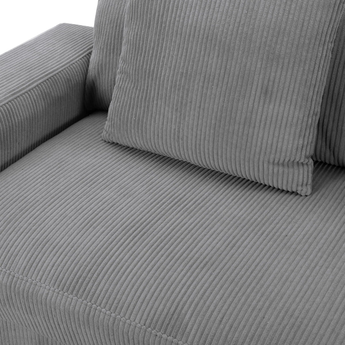 103.5” Loveseat Modular Sectional Sofa with Storage Ottoman
