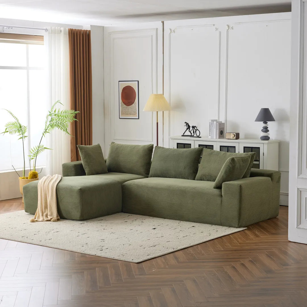 108" Large Cloud Modular Sofa with Deep Seat