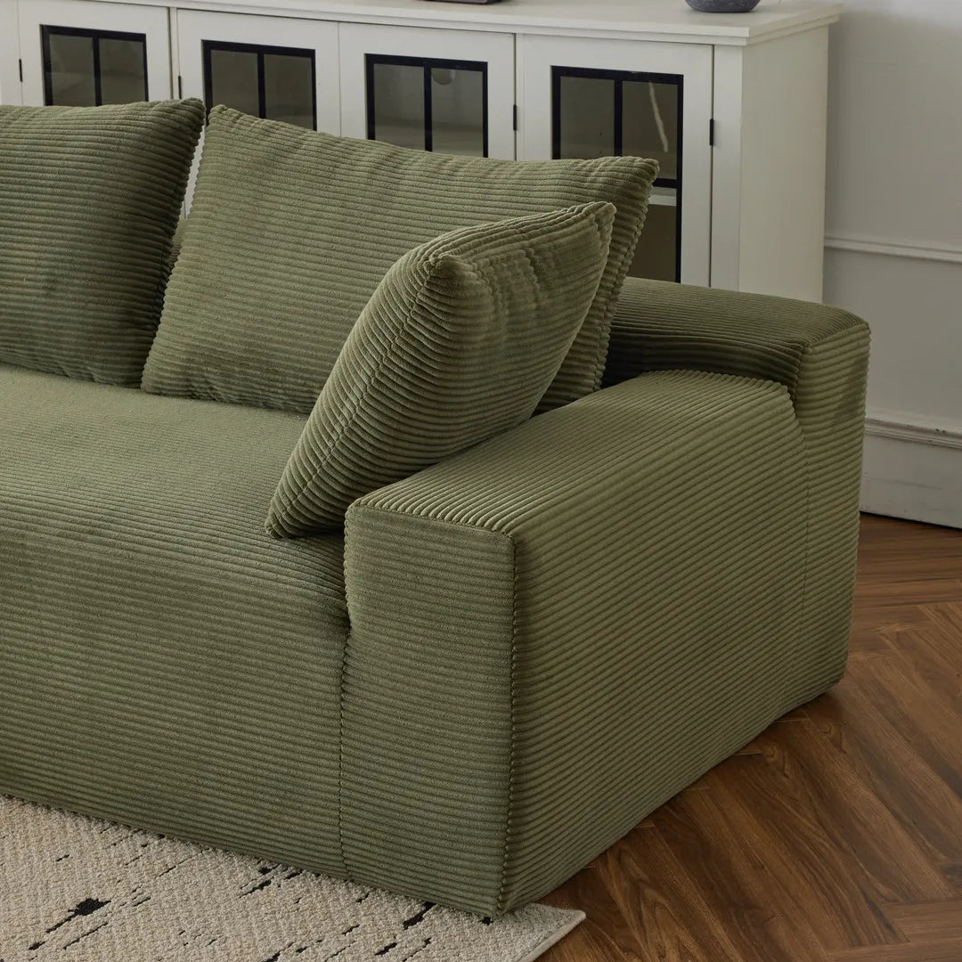 108" Large Cloud Modular Sofa with Deep Seat