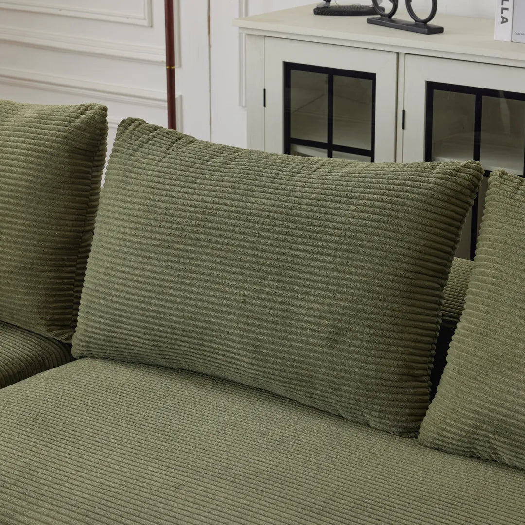 108" Large Cloud Modular Sofa with Deep Seat