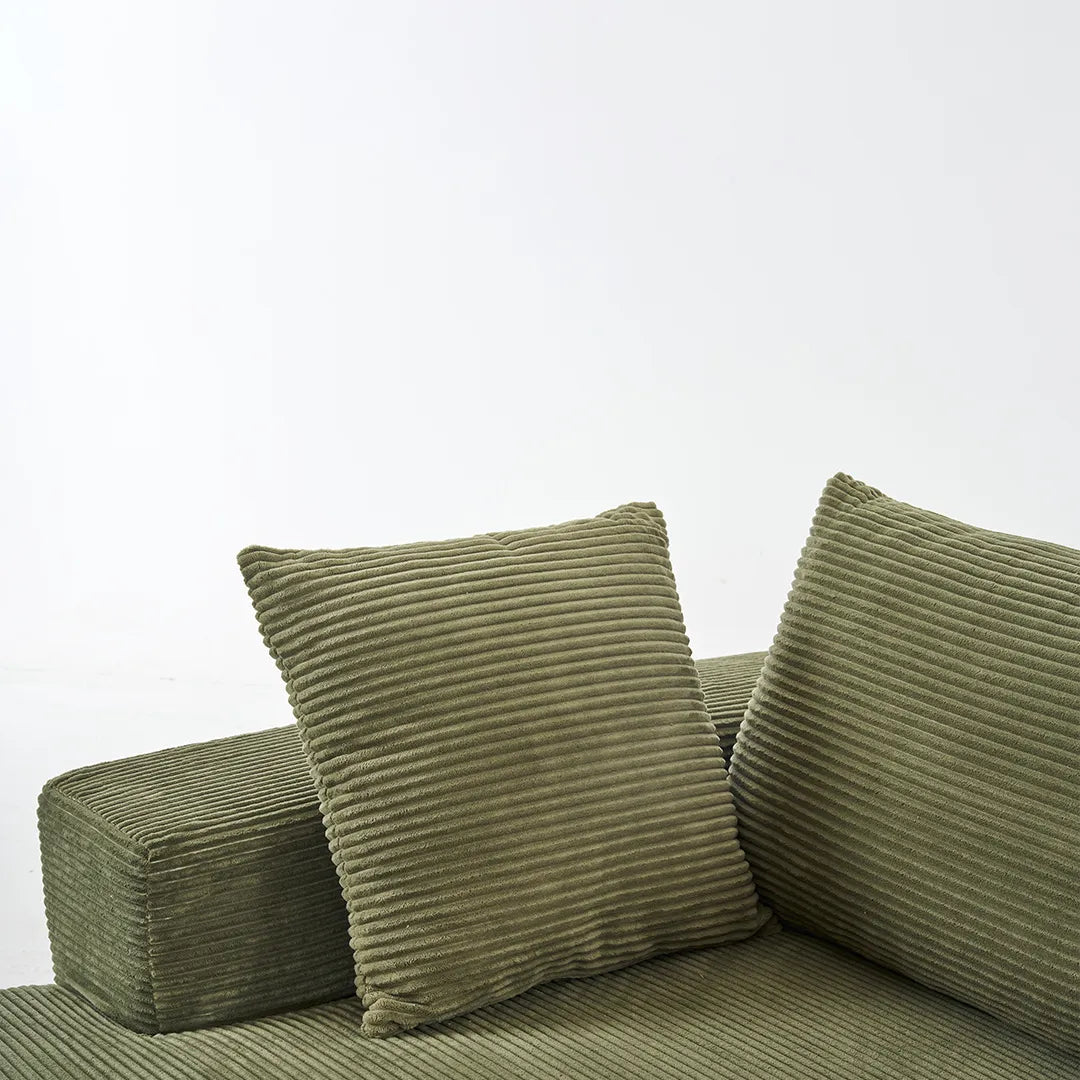 108" Large Cloud Modular Sofa with Deep Seat