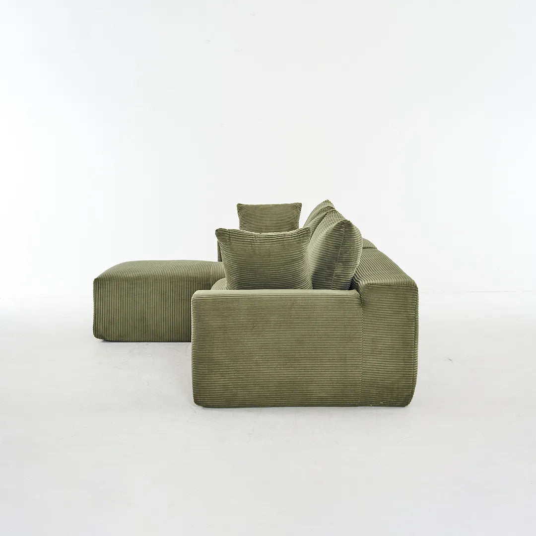 108" Large Cloud Modular Sofa with Deep Seat